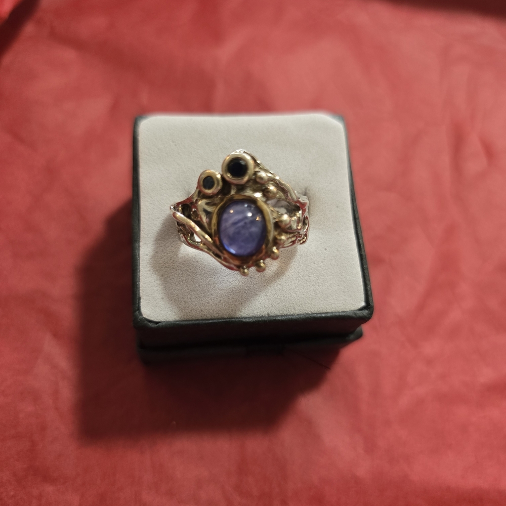 Gold and Purple Women's Ring